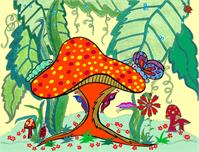 ...Or Snuggle Beneath The Mushroom Caps??....(a Page From My Little Book!)