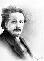 Einstein As Framed Poster