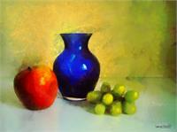 Vase And Fruits