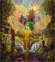 Archangel Haniel As Framed Poster