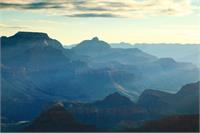Blue Morning Light On The Canyon, Grand Canyon National Park Arizona By Roupen Baker As Framed Poster