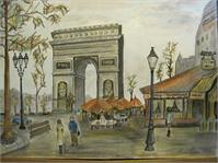 L'Arc De Triomphe Paris As Framed Poster