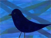 Blue Bird As Framed Poster