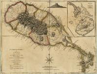 Map Of Saint Christophers Island (Saint Kitts) From 1775