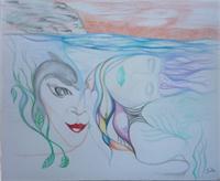 The Mermaid S Dream As Framed Poster
