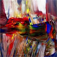 Urban Rainfall 3 24 X 24in 2013