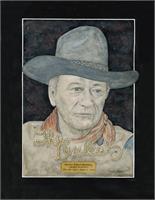 John Wayne As Framed Poster