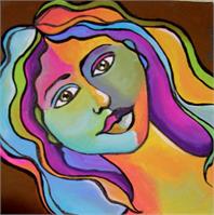 Rainbow Diva As Framed Poster