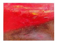 Red Sunset As Framed Poster