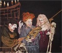 Halloween Fun.  The Sanderson Sisters As Calendar