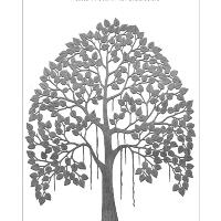 Tree Wall Mural Relief