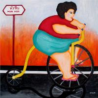 Big Cycle Lady