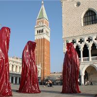 Contemporary Light Art Design Statue Sculpture Venice Biennale Show Kili Manfred Kielnhofer Sculptor