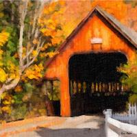 Fall At The Covered Bridge WC