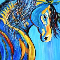 Blue Horse Indian