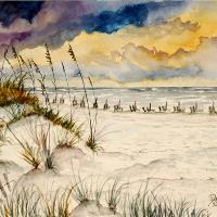 Destin Beach Painting Art Print