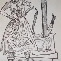 A Girl With Mirror