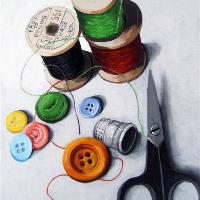 Sewing Memories - Realistic Still Life