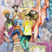 After The Work, Young People On A Pick Up