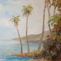 Painting Inside The Reef 11X14 Oil On Canvas