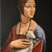 Copy Of Leonardo Da Vinci “Lady With An Ermine“