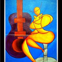 Bar Singer Abstract