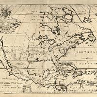 North America Map (1722)
