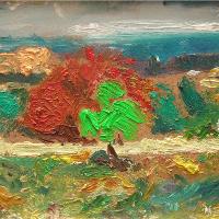 Patches of Colour  (Late Afternoon, Plein Air Painting, Lemba, Cyprus)