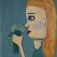 Girl With Flowers
