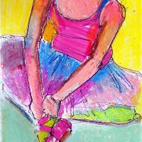 Mya Scribbled Ballerina