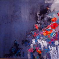 Mixty Flowers, 2013 Oil On Canvas