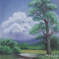 Pastel landscape