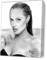 ANGELLINA Jolie As Canvas