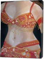 Belly Dancer In RED - Gallery Wrap