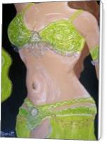 Belly Dancer In Green - Standard Wrap