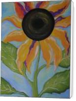 Abstract Sunflower 1 - Standard Wrap