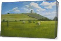 Mill On Yonder Hill Of Holland - Gallery Wrap Plus