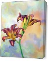 Abstract Pink Pastel Orchid - Gallery Wrap Plus