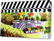 Street Flower Shop - Gallery Wrap Plus