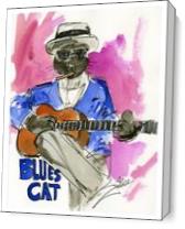 Blues Cat - Gallery Wrap Plus