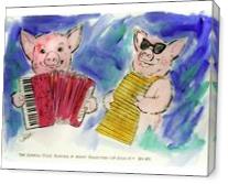 Zydeco Pigs - Gallery Wrap