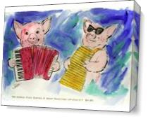 Zydeco Pigs As Canvas