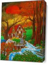 Old House On A River - Gallery Wrap Plus