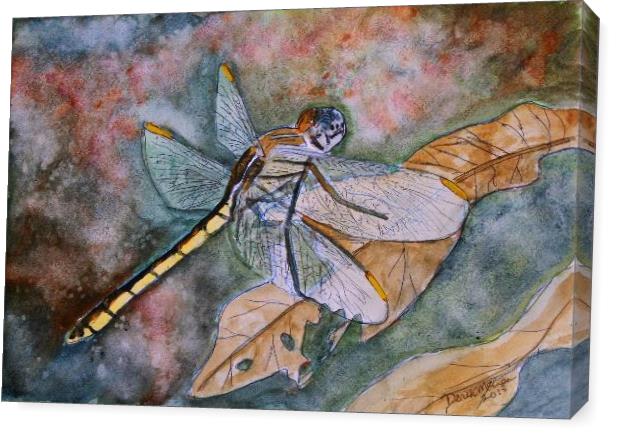 Dragonfly Painting Art Print