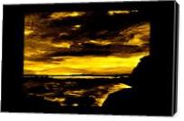 Golden Sunset - Gallery Wrap