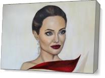 Angelina Jolie As Canvas
