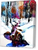 Winter Forest As Canvas