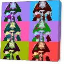 Aleister Crowley Pop Art As Canvas