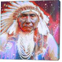 Native American Crazy Horse - Gallery Wrap