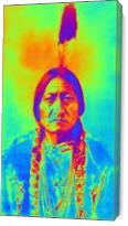 Native American Sitting Bull - Gallery Wrap
